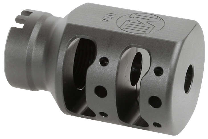 Barrels Choke Tubes Midwest Industries ZPAP M85 MI ALPHA TANK BRAKE BLK 24MM • Model: ZPAP M85